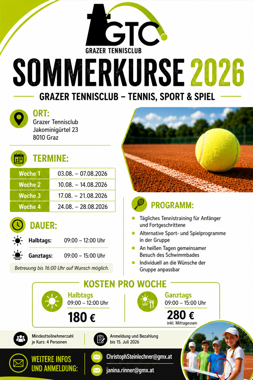 GTC Sommerkurse 2026