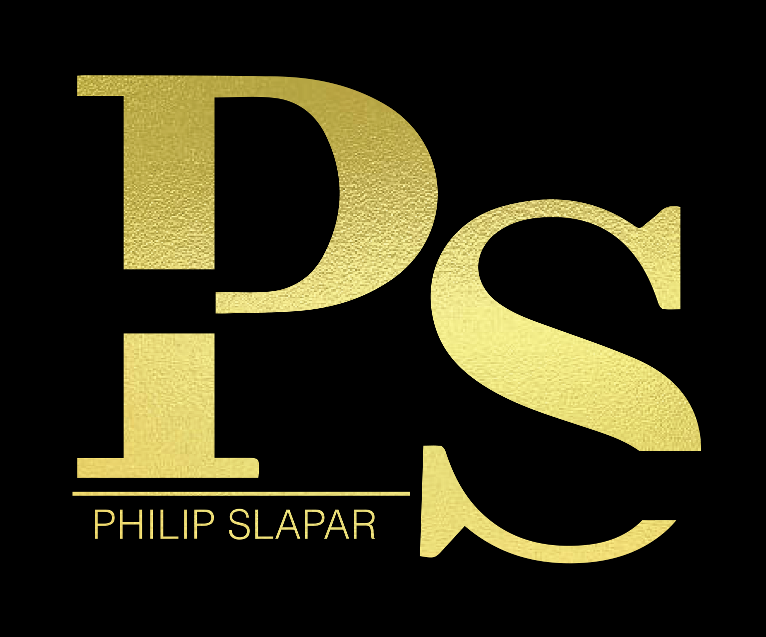 Philip Slapar - Logo - Schwarz